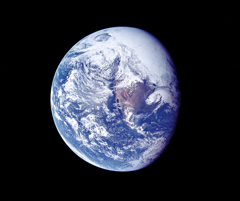 Earth as seen from Apollo 16